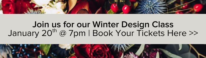 Winter Design Class on Jan 20th @ 7pm