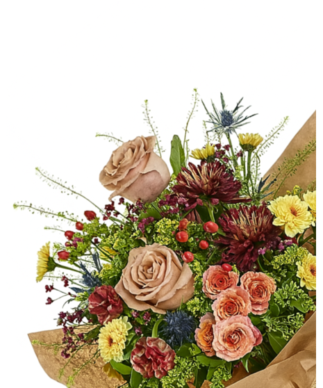 Brindle Wrapped Bouquet