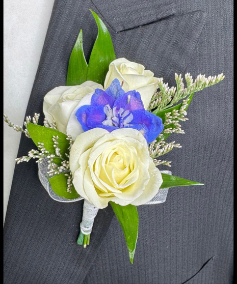 Blue Horizon Boutonniere