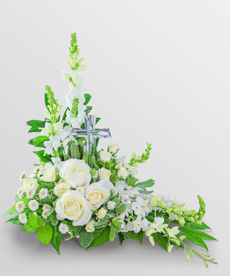 Divine Love with Crystal Cross Keepsake