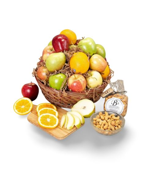 Classic Fruit Basket with B's Cashews