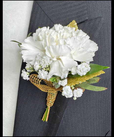 Golden Grace Boutonniere