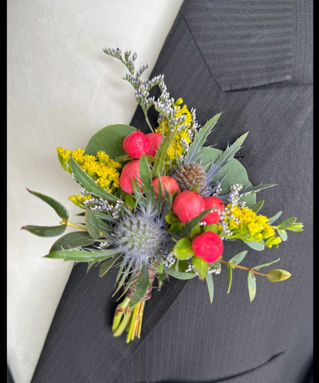 Rustic Meadow Boutonniere