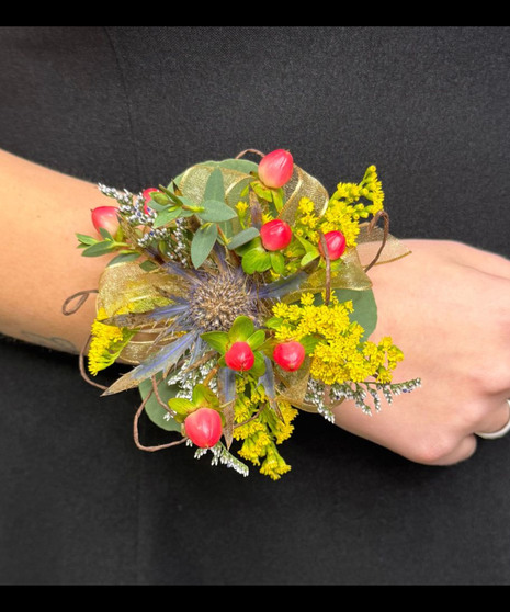 Rustic Meadow Wrist Corsage