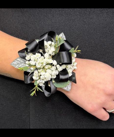 Starlight Gypsophila Wrist Corsage
